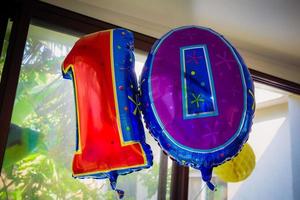 10th Birthday Balloon photo