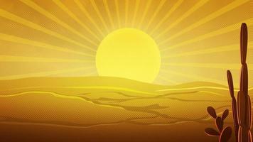 heiße Sonne in der Wüste video