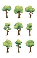 Tree Icon Collection vector