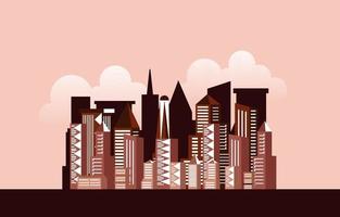 Hotel Apartment Office Business City Building Cityscape Skyline vector