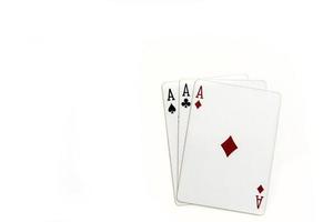 Playing cards background photo