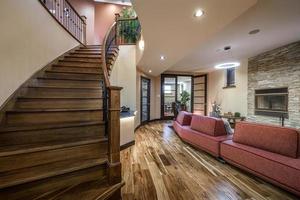 Luxury Canadian House with hard wood floors and stair cases photo