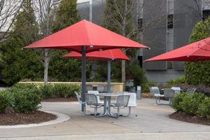 Covered picnic area photo