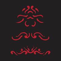 Dirty ornaments design vector