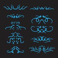Decorative ornaments design vector