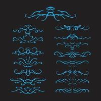Decorative ornaments design vector