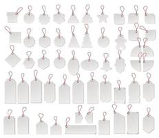 Price or Sale tags and labels vector template set