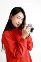 mujer de asia oriental foto