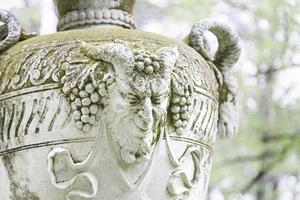 Vase with detail of a goat photo