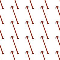 Illustration on theme pattern steel axes with wooden handle vector