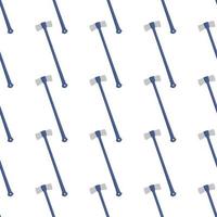 Illustration on theme pattern steel axes with wooden handle vector