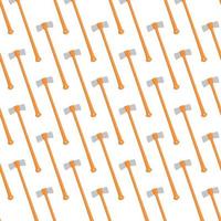 Illustration on theme pattern steel axes with wooden handle vector