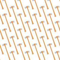 Illustration on theme pattern steel axes with wooden handle vector