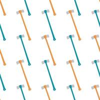 Illustration on theme pattern steel axes with wooden handle vector
