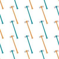 Illustration on theme pattern steel axes with wooden handle vector