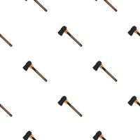 Illustration on theme pattern steel axes with wooden handle vector