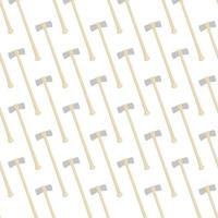 Illustration on theme pattern steel axes with wooden handle vector