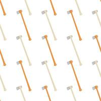 Illustration on theme pattern steel axes with wooden handle vector