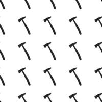 Illustration on theme pattern steel axes with wooden handle vector