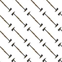 Illustration on theme pattern steel axes with wooden handle vector