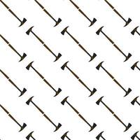 Illustration on theme pattern steel axes with wooden handle vector