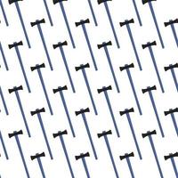 Illustration on theme pattern steel axes with wooden handle vector