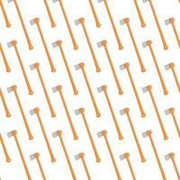 Illustration on theme pattern steel axes with wooden handle vector