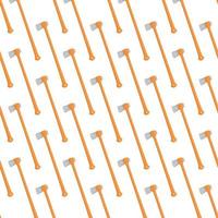 Illustration on theme pattern steel axes with wooden handle vector