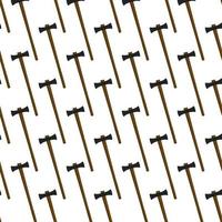 Illustration on theme pattern steel axes with wooden handle vector