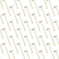 Illustration on theme pattern steel axes with wooden handle vector