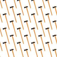 Illustration on theme pattern steel axes with wooden handle vector
