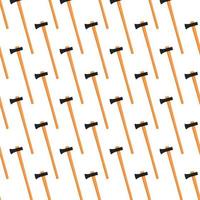 Illustration on theme pattern steel axes with wooden handle vector