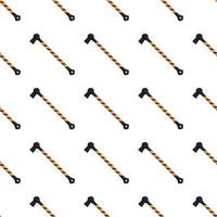 Illustration on theme pattern steel axes with wooden handle vector