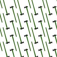 Illustration on theme pattern steel axes with wooden handle vector