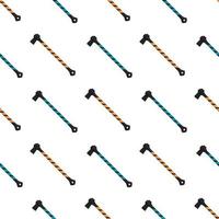 Illustration on theme pattern steel axes with wooden handle vector