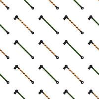 Illustration on theme pattern steel axes with wooden handle vector