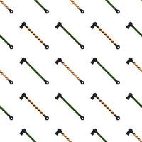 Illustration on theme pattern steel axes with wooden handle vector