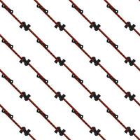 Illustration on theme pattern steel axes with wooden handle vector