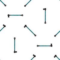 Illustration on theme pattern steel axes with wooden handle vector