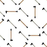 Illustration on theme pattern steel axes with wooden handle vector