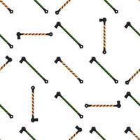 Illustration on theme pattern steel axes with wooden handle vector