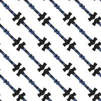 Illustration on theme pattern steel axes with wooden handle vector