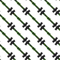 Illustration on theme pattern steel axes with wooden handle vector