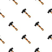 Illustration on theme pattern steel axes with wooden handle vector