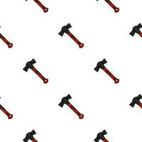Illustration on theme pattern steel axes with wooden handle vector