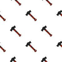 Illustration on theme pattern steel axes with wooden handle vector