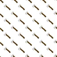 Illustration on theme pattern steel axes with wooden handle vector