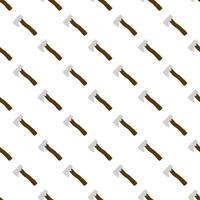 Illustration on theme pattern steel axes with wooden handle vector