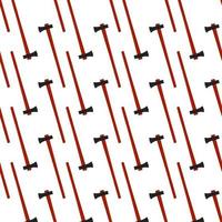 Illustration on theme pattern steel axes with wooden handle vector