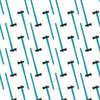 Illustration on theme pattern steel axes with wooden handle vector
